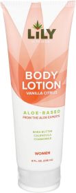LILY OF THE DESERT: Lotion Body Vanilla Citrus Women, 8 fo