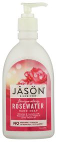 JASON: Hand Soap Invigorating Rosewater, 16 oz