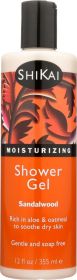 SHIKAI: Moisturizing Shower Gel Sandalwood, 12 Oz