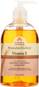 CLEARLY NATURAL: Essentials Vitamin E Glycerine Hand Soap, 12 Oz