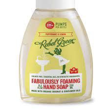 REBEL GREEN: Soap Hand Foam Lemon, 8.3 FO