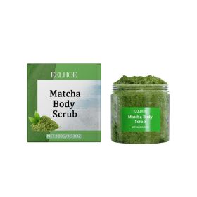 EELHOE Matcha Sea Salt Scrub For Body Cleansing, Nourishing And Moisturizing Skin Moisturizing And Hydrating Exfoliating Scrub