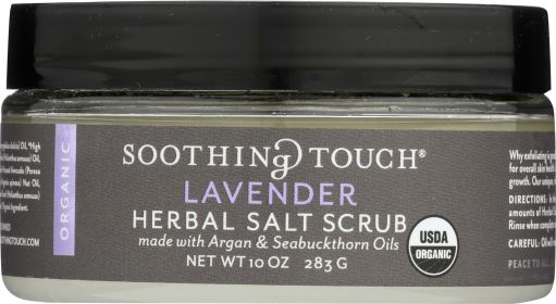 SOOTHING TOUCH: Scrub Lavender Herbl Salt, 10 oz