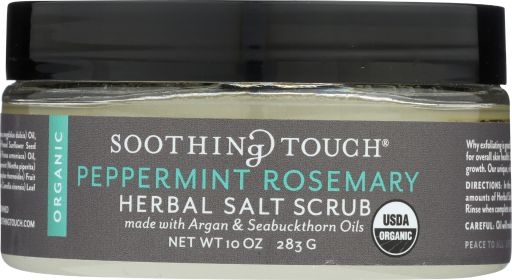 SOOTHING TOUCH: Scrub Peppmnt Rosmary Slt, 10 oz