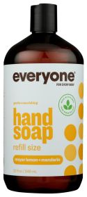 EVERYONE: Meyer Lemon Plus Mandarin Hand Soap Refill, 32 oz
