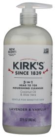 KIRKS: 3-in-1 Nourishing Cleanser Lavender and Vanilla, 32 fo