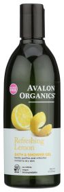 AVALON ORGANICS: Bath & Shower Gel Lemon, 12 oz