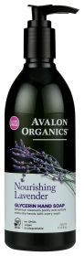 AVALON ORGANICS: Glycerin Liquid Hand Soap Lavender, 12 Oz