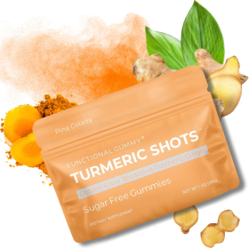 SUGAR FREE â€“ Golden Glow Turmeric & Ginger Gummies (12