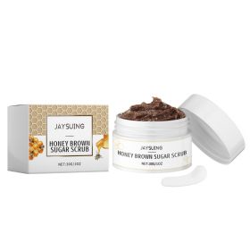 Jaysuing Honey Brown Sugar Scrub For Deep Cleansing, Moisturizing And Brightening Skin Scrub