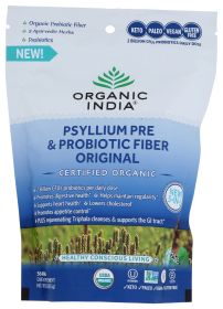ORGANIC INDIA: Psyllium Preprobiotic Fib, 10 OZ