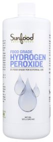 SUNFOOD SUPERFOODS: Hydrogine Peroxide 3 Perc, 32 FO