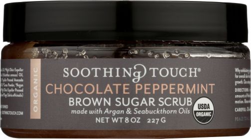 SOOTHING TOUCH: Body Scrub Choc Peppermint, 8 oz