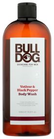 BULLDOG: Vetiver Black Pepper Body Wash, 16.9 fo