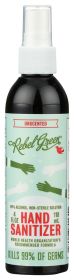 REBEL GREEN: Sanitizer Hand Unscented, 4 oz