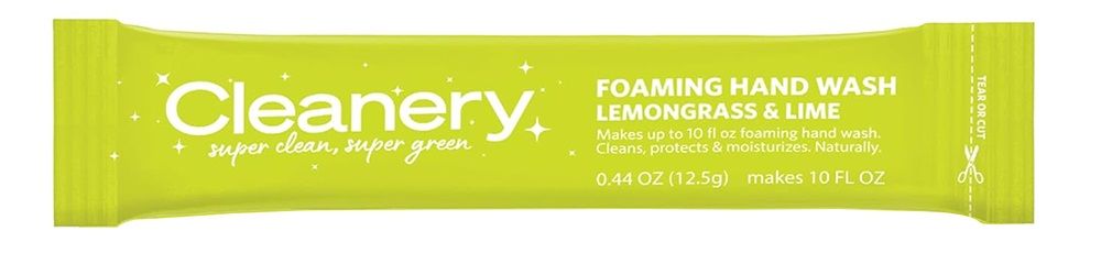 CLEANERY: Foaming Hand Wash Lemongrass and Lime, 0.44 oz