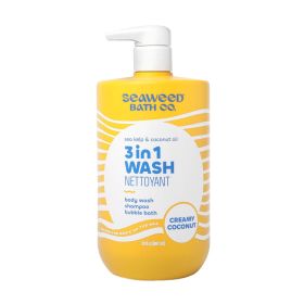 SEAWEED BATH COMPANY: 3-in-1 Body Wash Creamy Coconut, 30 fo