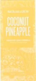 SCHMIDTS: Natural Deodorant Sensitive Skin Formula Coconut Pineapple, 3.25 oz