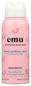 EMU: Hand Sanitizer Mist Watermelon, 2.2 oz