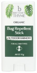 BRITTANIES THYME: Organic Bug Repellent Stick, 13 ml