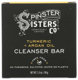 SPINSTER SISTERS CO: Bar Face Cleanser Dly Glw, 3.5 OZ