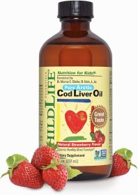 Childlife Cod Liver Oil Strawberry - 8 Fl Oz