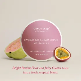 DEEP STEEP: Passion Fruit Guava Sugar Scrub, 8 oz