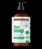 EVERYONE: Peppermint Plus Tea Tree 3 In 1 Soap, 32 fluid ounces