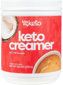 KISS MY KETO: Unflavored Keto Creamer, 9.50 oz