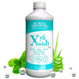 BURIED TREASURE: Xyli Swish Mouth Rinse & Dental Care, 16 oz