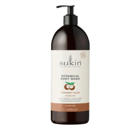 SUKIN: Botanical Body Wash Coconut Bliss, 33.82 fo