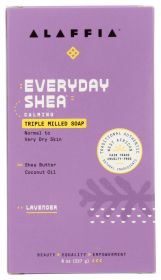 ALAFFIA: Everyday Shea Bar Soap Lavender, 8 oz