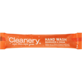 CLEANERY: Hand Wash Mandarin and Cedar Single, 0.44 oz