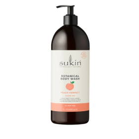 SUKIN: Botanical Body Wash Peach Perfect, 33.82 fo