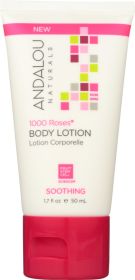 ANDALOU NATURALS: Sensitive 1000 Roses Soothing Body Lotion Trial Size, 1.7 fo