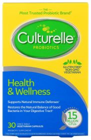 CULTURELLE PROBIOTIC: Health and Wellness, 30 vc