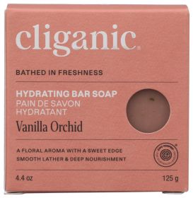 CLIGANIC: Vanilla Orchid Soap Bar, 4.4 oz