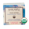 Organic Vegan Frankincense Poppy FACE SCRUB for Combination/Dry Skin