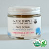 Organic Vegan Frankincense Poppy FACE SCRUB for Combination/Dry Skin