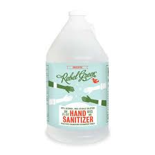 REBEL GREEN: Sanitizer Hand Unscented, 64 oz