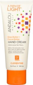 ANDALOU NATURALS: Clementine Hand Lotion Cream, 3.4 fo