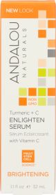 ANDALOU NATURALS: Turmeric Vitamin C Enlighten Serum, 1.1 oz