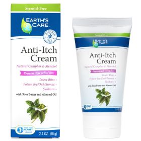 EARTHS CARE: Anti Itch Cream, 2.4 oz