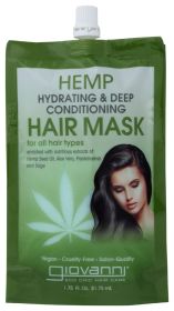 GIOVANNI COSMETICS: Hemp Hydrating and Deep Conditioning Hair Mask, 1.75 oz