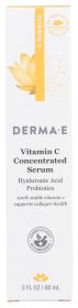 DERMA E: Vitamin C Serum With Hyaluronic Acid, 2 oz