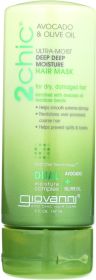 GIOVANNI COSMETICS: 2Chic Ultra Moist Deep Deep Moisture Hair Mask, 5 oz
