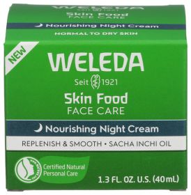 WELEDA: Nourishing Night Cream Face Care, 1.3 fo