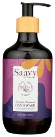 SAAVY NATURALS: Hand Wash Lavender Chamomile, 12 fo