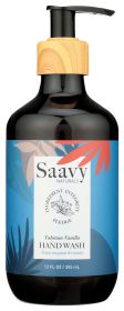 SAAVY NATURALS: Hand Wash Vanilla Tahitian, 12 fo