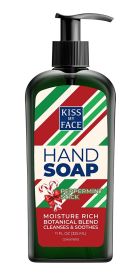 KISS MY FACE: Peppermint Holiday Hand Soap, 11 OZ